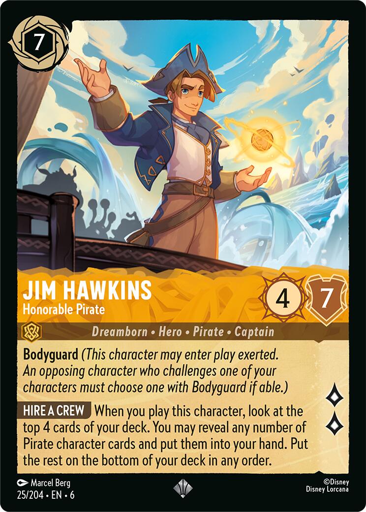 Jim Hawkins - Honorable Pirate (25/204) [Azurite Sea] | Tabernacle Games