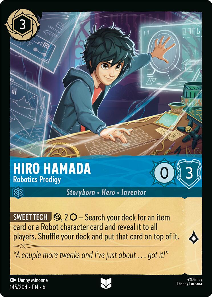 Hiro Hamada - Robotics Prodigy (145/204) [Azurite Sea] | Tabernacle Games