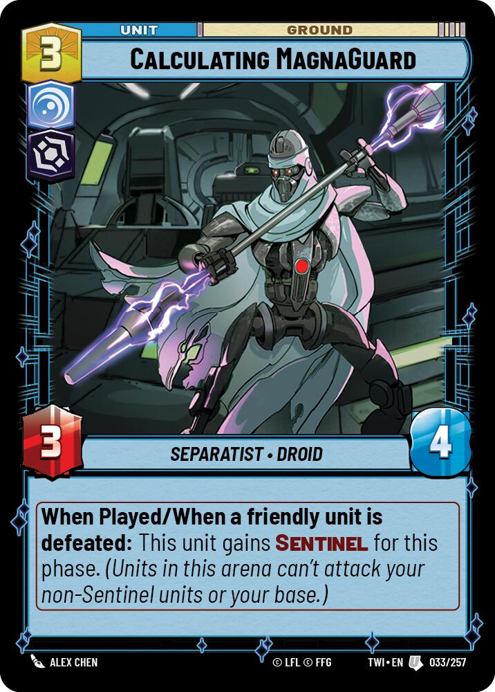 Calculating MagnaGuard (033/257) (033/257) [Twilight of the Republic] | Tabernacle Games
