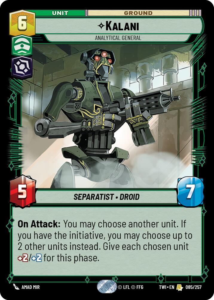 Kalani - Analytical General (085/257) (085/257) [Twilight of the Republic] | Tabernacle Games