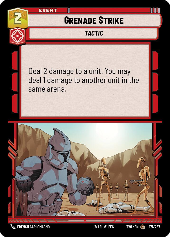 Grenade Strike (171/257) (171/257) [Twilight of the Republic] | Tabernacle Games