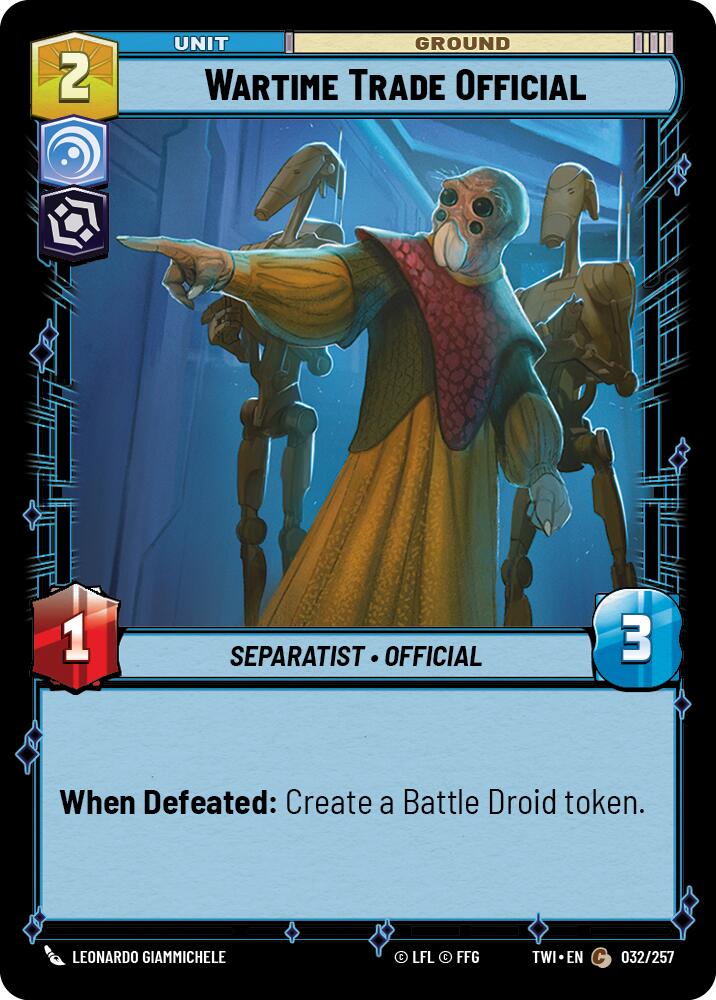 Wartime Trade Official (032/257) (032/257) [Twilight of the Republic] | Tabernacle Games