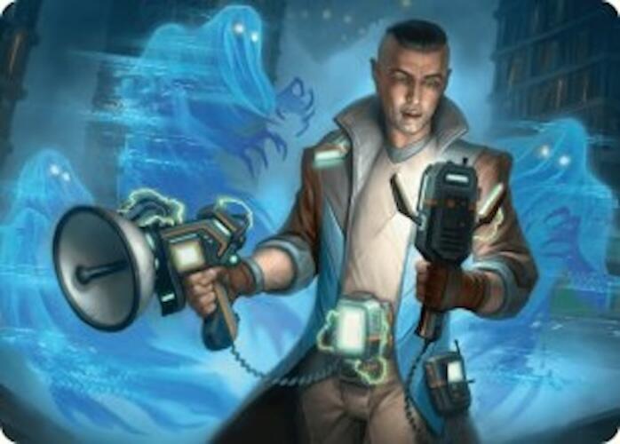 Paranormal Analyst Art Card [Duskmourn: House of Horror Art Series] | Tabernacle Games
