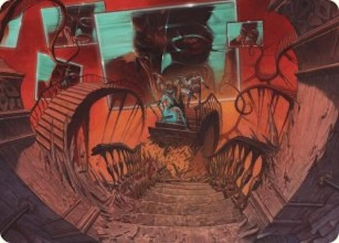 Let's Play a Game Art Card [Duskmourn: House of Horror Art Series] | Tabernacle Games