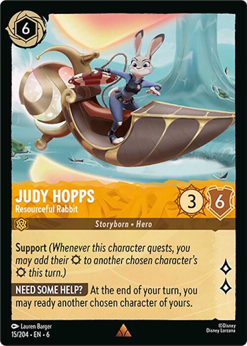 Judy Hopps - Resourceful Rabbit (15/204) [Azurite Sea] | Tabernacle Games