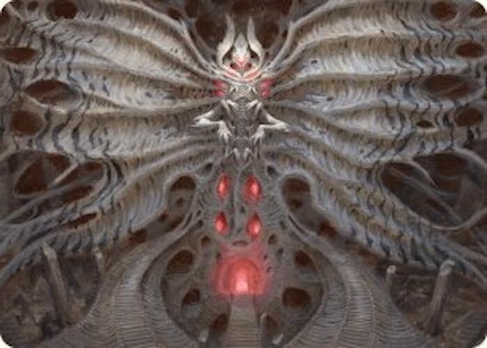 Valgavoth, Terror Eater Art Card [Duskmourn: House of Horror Art Series] | Tabernacle Games