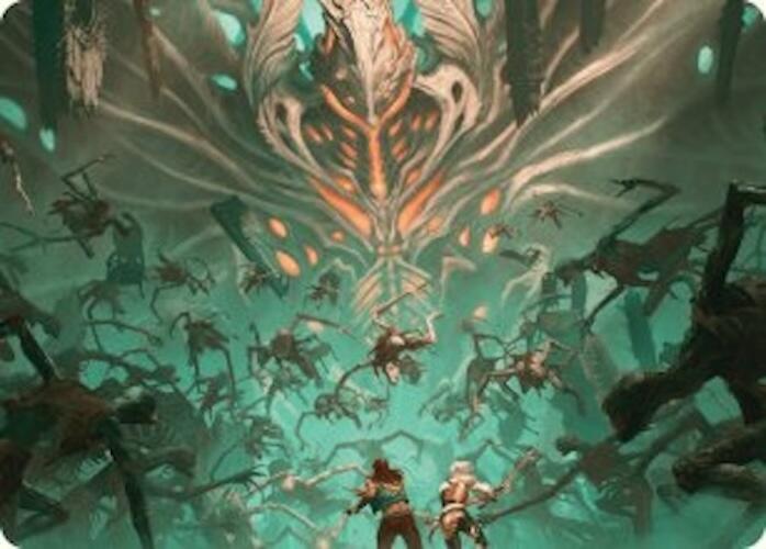 Valgavoth's Onslaught Art Card [Duskmourn: House of Horror Art Series] | Tabernacle Games