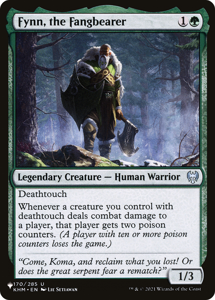 Fynn, the Fangbearer [The List] | Tabernacle Games