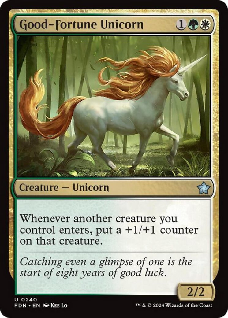 Good-Fortune Unicorn [Foundations] | Tabernacle Games