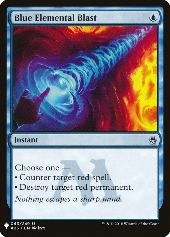 Blue Elemental Blast [Mystery Booster] | Tabernacle Games