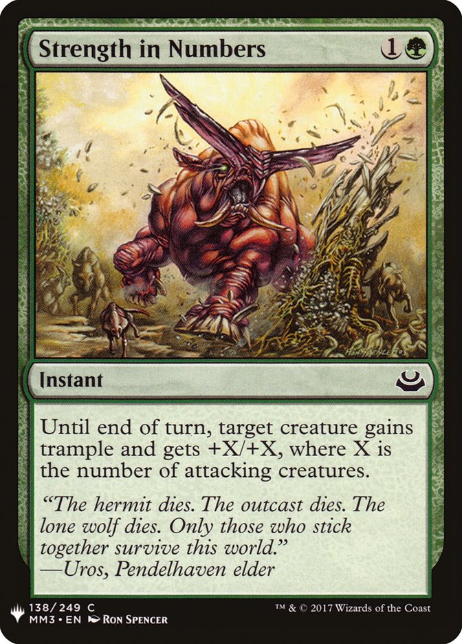 Strength in Numbers [Mystery Booster] | Tabernacle Games