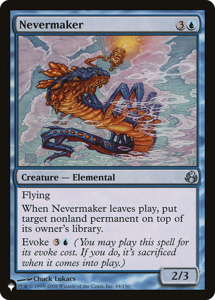Nevermaker [The List] | Tabernacle Games