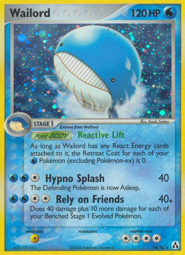 Wailord (14/92) [EX: Legend Maker] | Tabernacle Games
