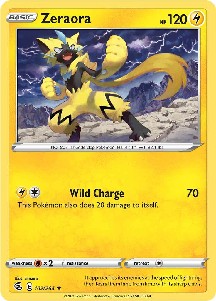 Zeraora (102/264) [Sword & Shield: Fusion Strike] | Tabernacle Games