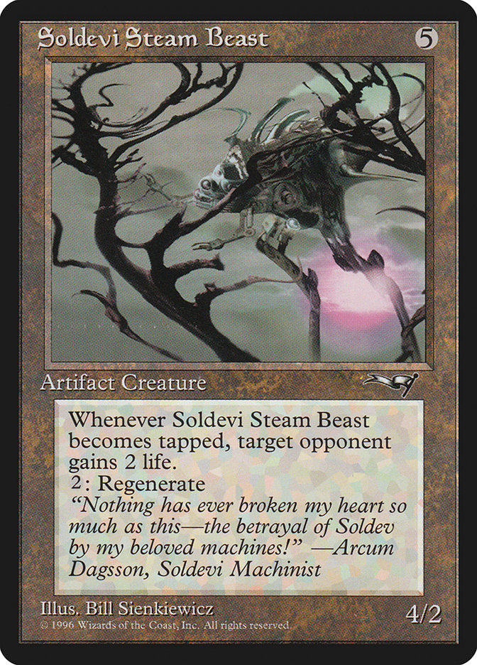 Soldevi Steam Beast (Purple Light Background) [Alliances] | Tabernacle Games