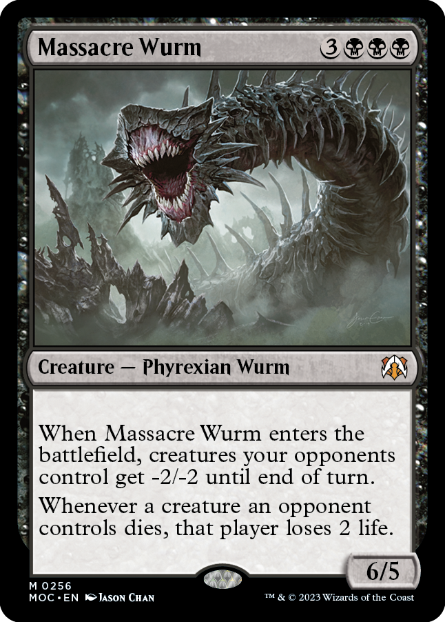 Massacre Wurm [March of the Machine Commander] | Tabernacle Games