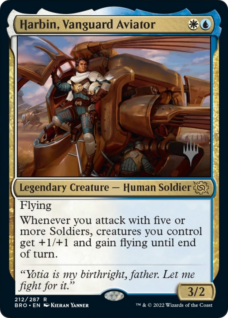 Harbin, Vanguard Aviator (Promo Pack) [The Brothers' War Promos] | Tabernacle Games