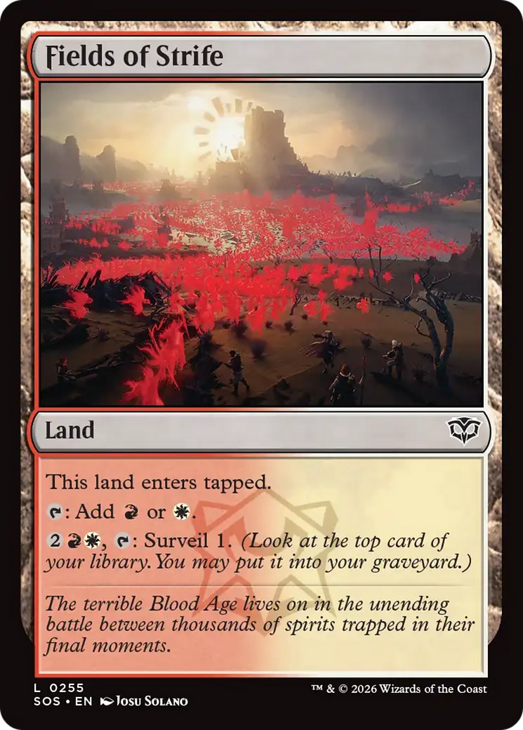 Fields of Strife [Secrets of Strixhaven] | Tabernacle Games
