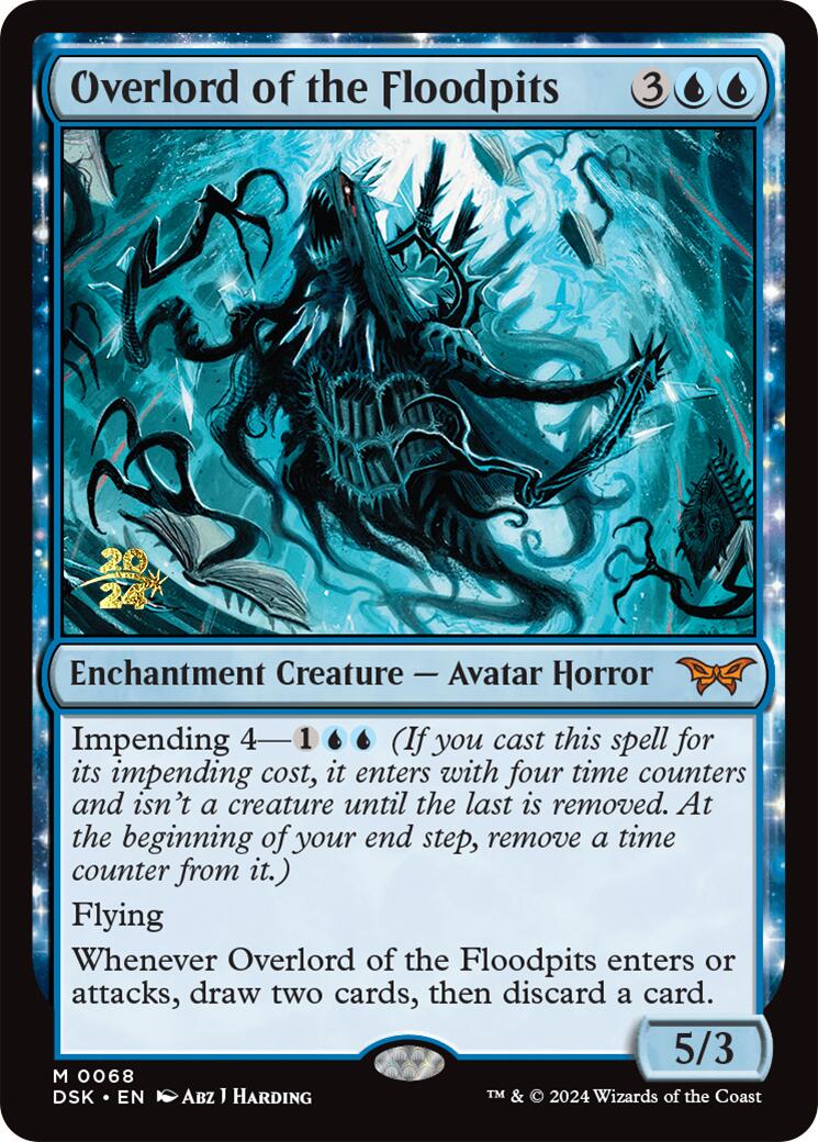 Overlord of the Floodpits [Duskmourn: House of Horror Prerelease Promos] | Tabernacle Games