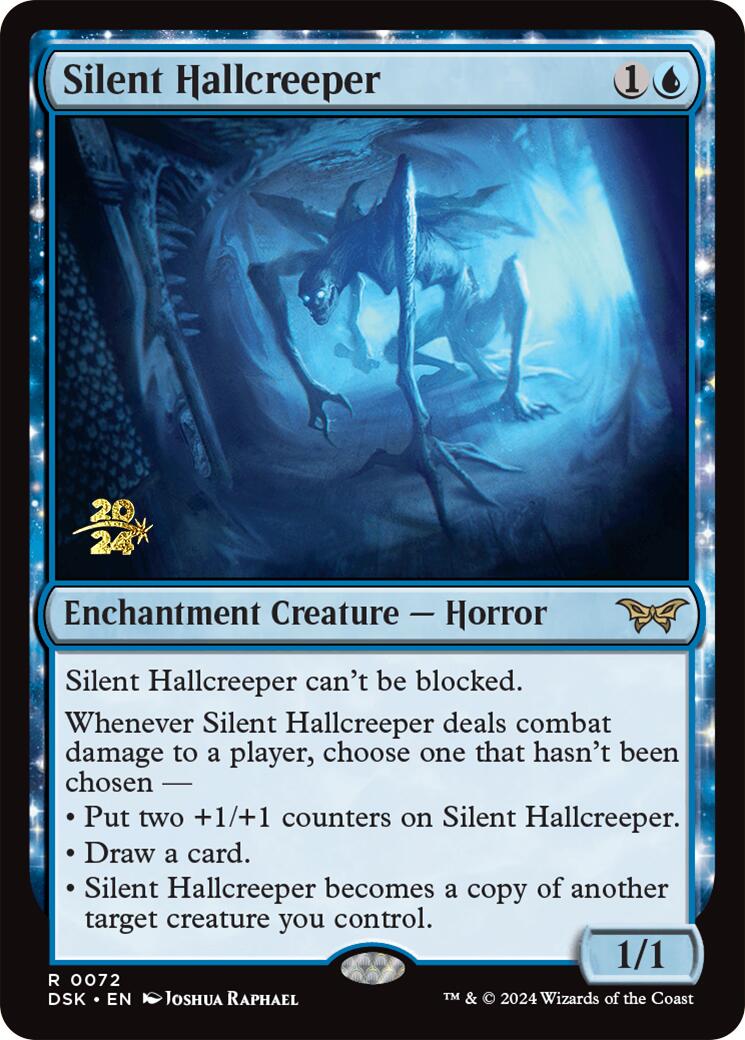 Silent Hallcreeper [Duskmourn: House of Horror Prerelease Promos] | Tabernacle Games