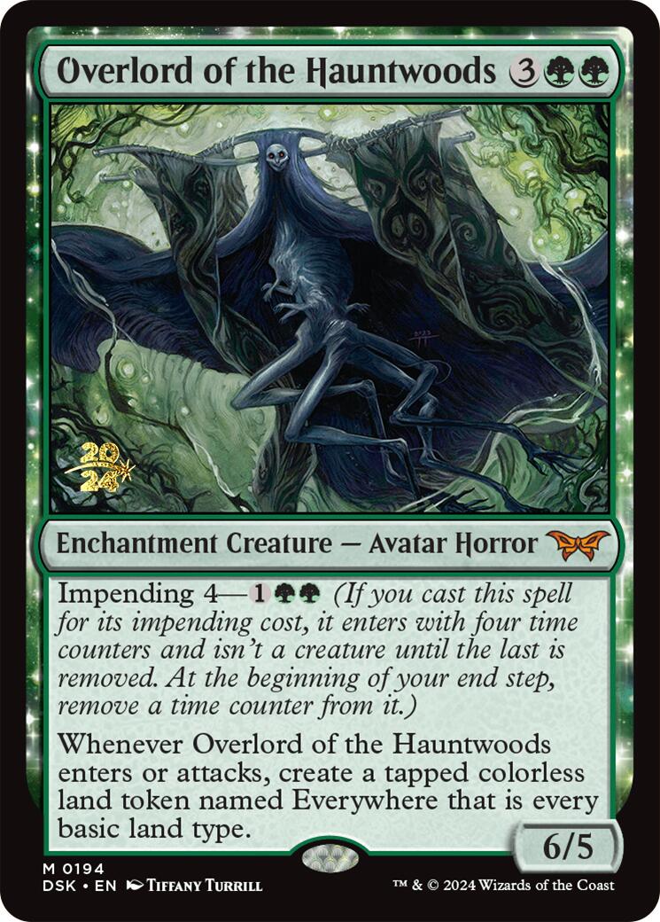 Overlord of the Hauntwoods [Duskmourn: House of Horror Prerelease Promos] | Tabernacle Games