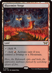 Blazemire Verge [Duskmourn: House of Horror Prerelease Promos] | Tabernacle Games