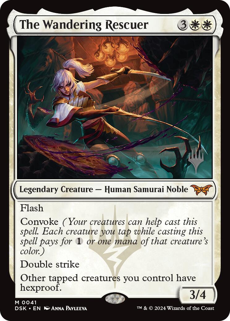 The Wandering Rescuer (Promo Pack) [Duskmourn: House of Horror Promos] | Tabernacle Games