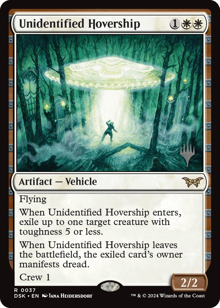 Unidentified Hovership (Promo Pack) [Duskmourn: House of Horror Promos] | Tabernacle Games