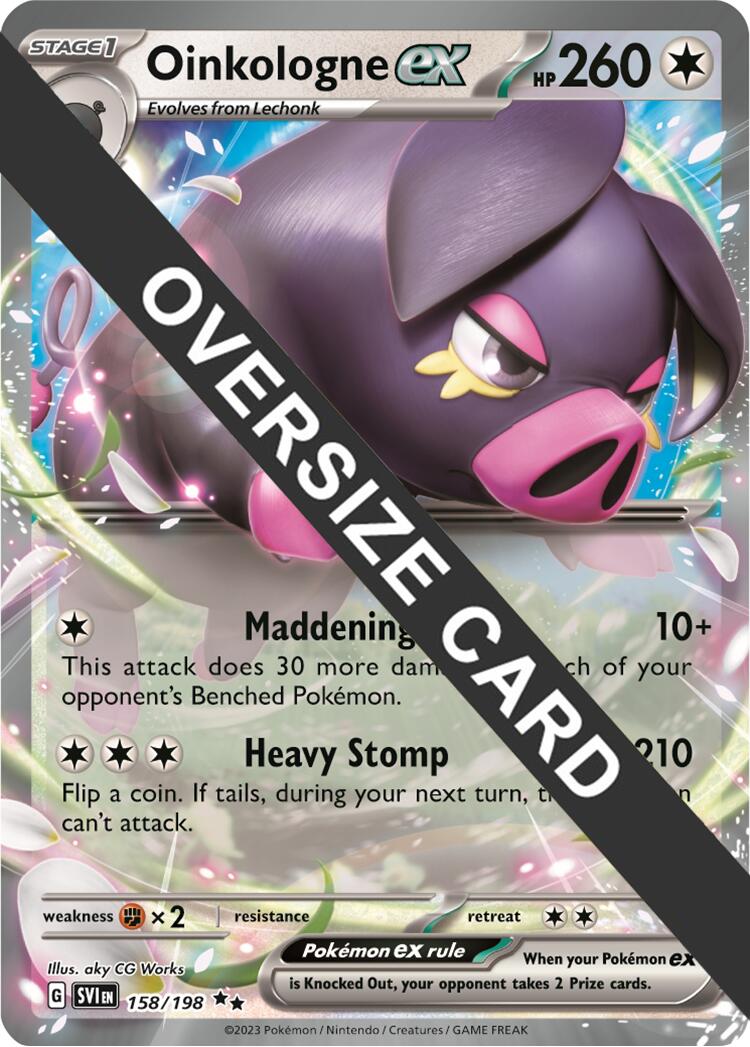 Oinkologne ex (158/198) (Jumbo Card) [Scarlet & Violet: Black Star Promos] | Tabernacle Games