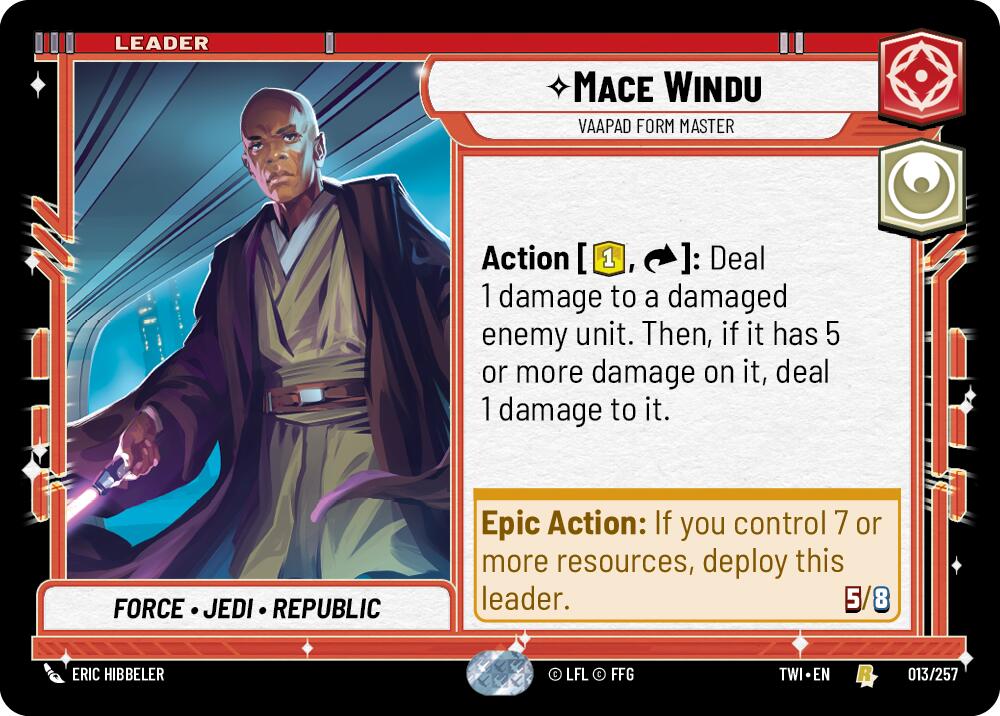 Mace Windu - Vaapad Form Master (013/257) (013/257) [Twilight of the Republic] | Tabernacle Games