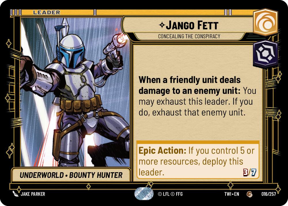 Jango Fett - Concealing the Conspiracy (016/257) (016/257) [Twilight of the Republic] | Tabernacle Games