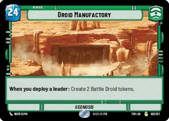 Droid Manufactory (022/257) (022/257) [Twilight of the Republic] | Tabernacle Games