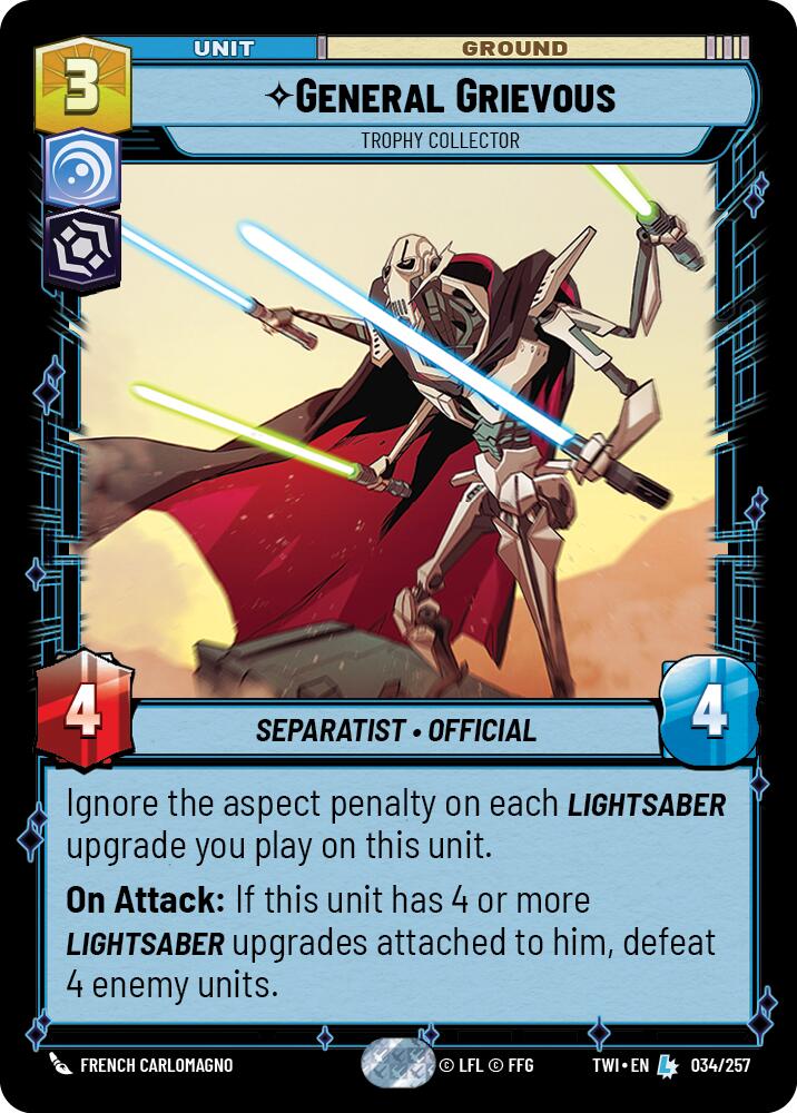 General Grievous - Trophy Collector (034/257) (034/257) [Twilight of the Republic] | Tabernacle Games