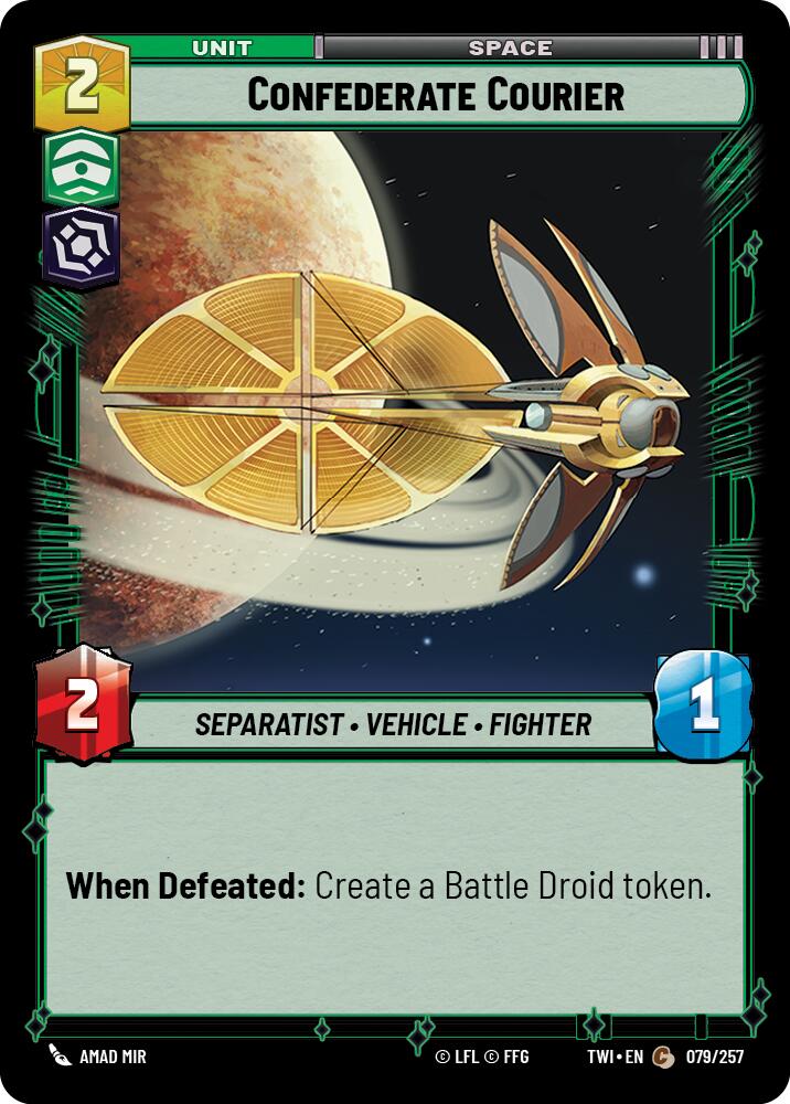Confederate Courier (079/257) (079/257) [Twilight of the Republic] | Tabernacle Games