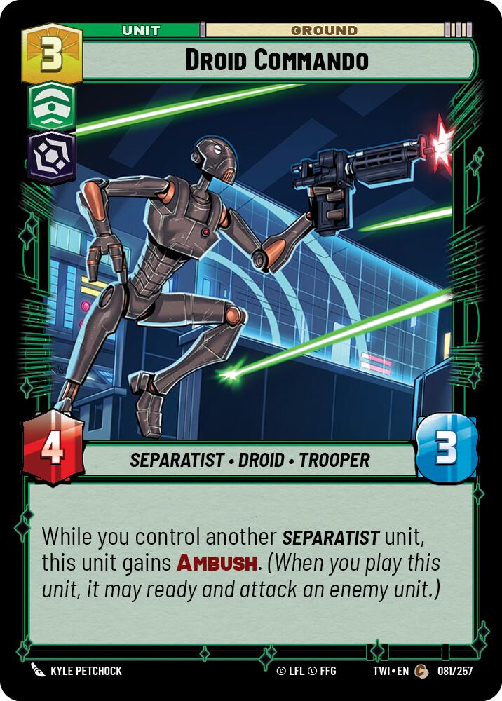 Droid Commando (081/257) (081/257) [Twilight of the Republic] | Tabernacle Games