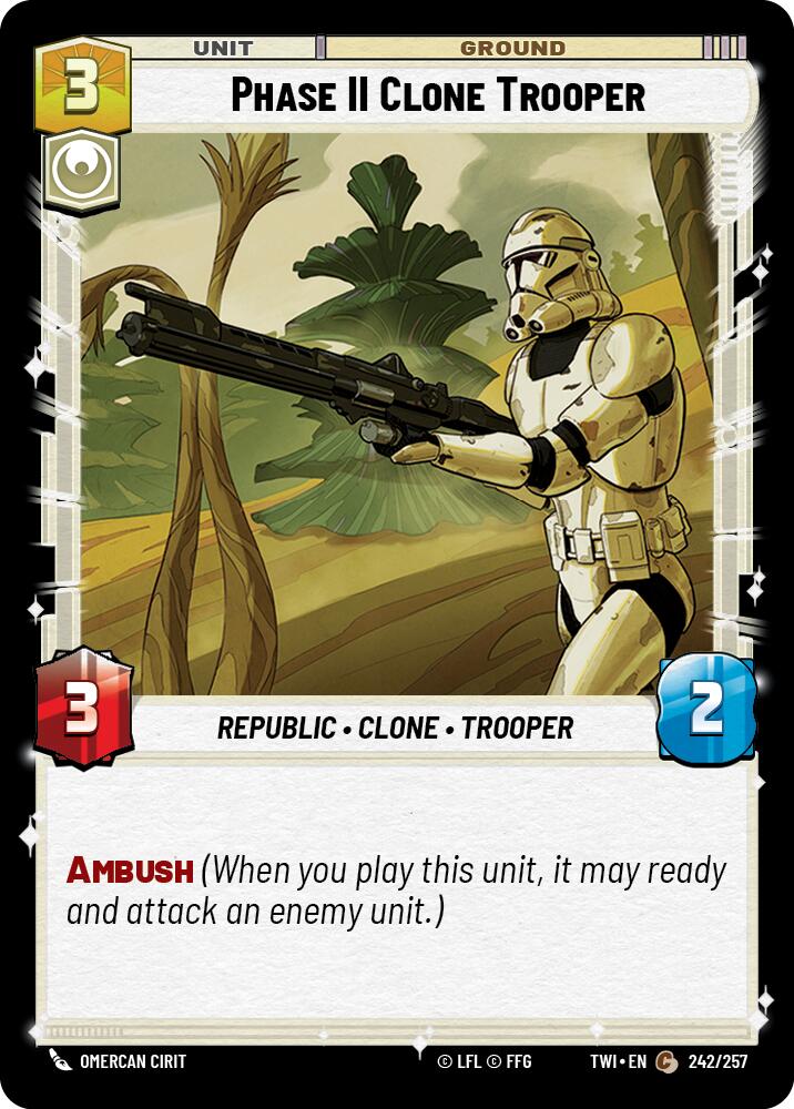Phase II Clone Trooper (242/257) (242/257) [Twilight of the Republic] | Tabernacle Games