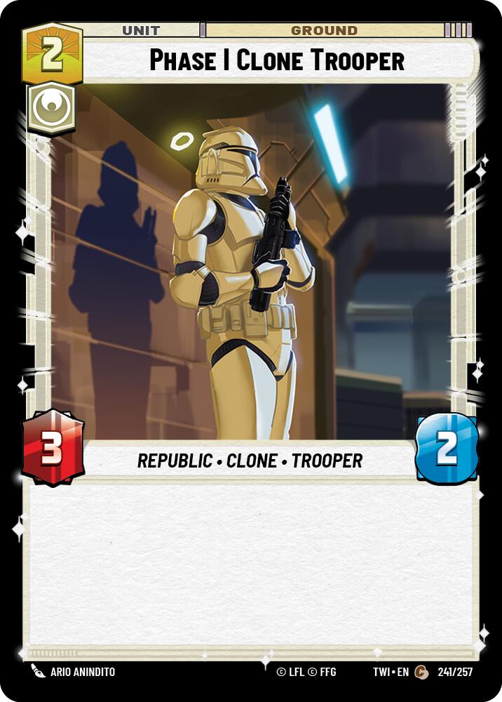 Phase I Clone Trooper (241/257) (241/257) [Twilight of the Republic] | Tabernacle Games