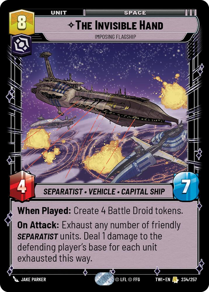 The Invisible Hand - Imposing Flagship (234/257) (234/257) [Twilight of the Republic] | Tabernacle Games