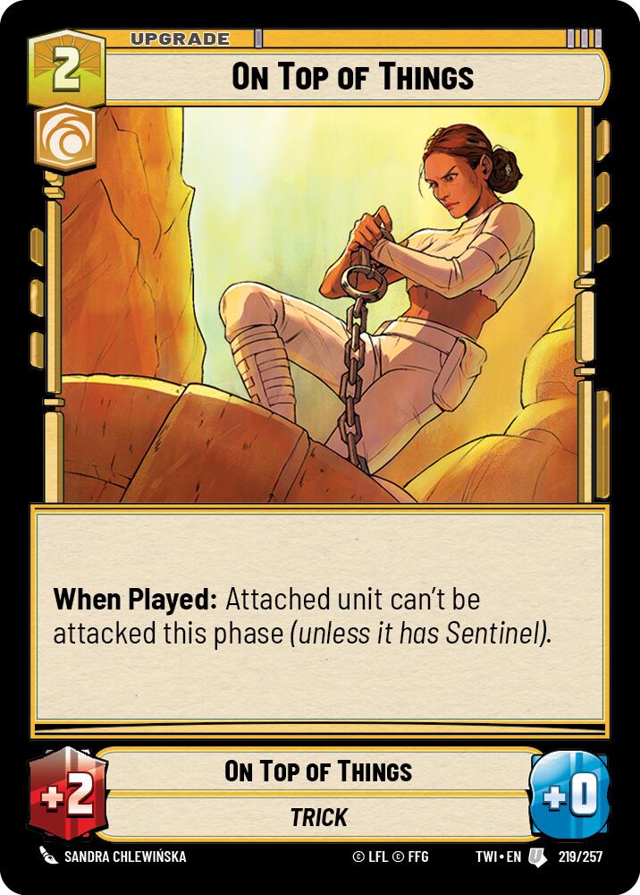 On Top of Things (219/257) (219/257) [Twilight of the Republic] | Tabernacle Games