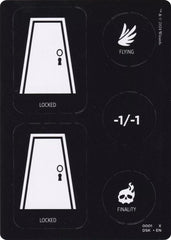 Punch Card Token (1 // 2) [Duskmourn: House of Horror Tokens] | Tabernacle Games