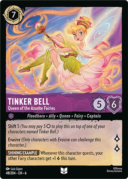 Tinker Bell - Queen of the Azurite Fairies (48/204) [Azurite Sea] | Tabernacle Games