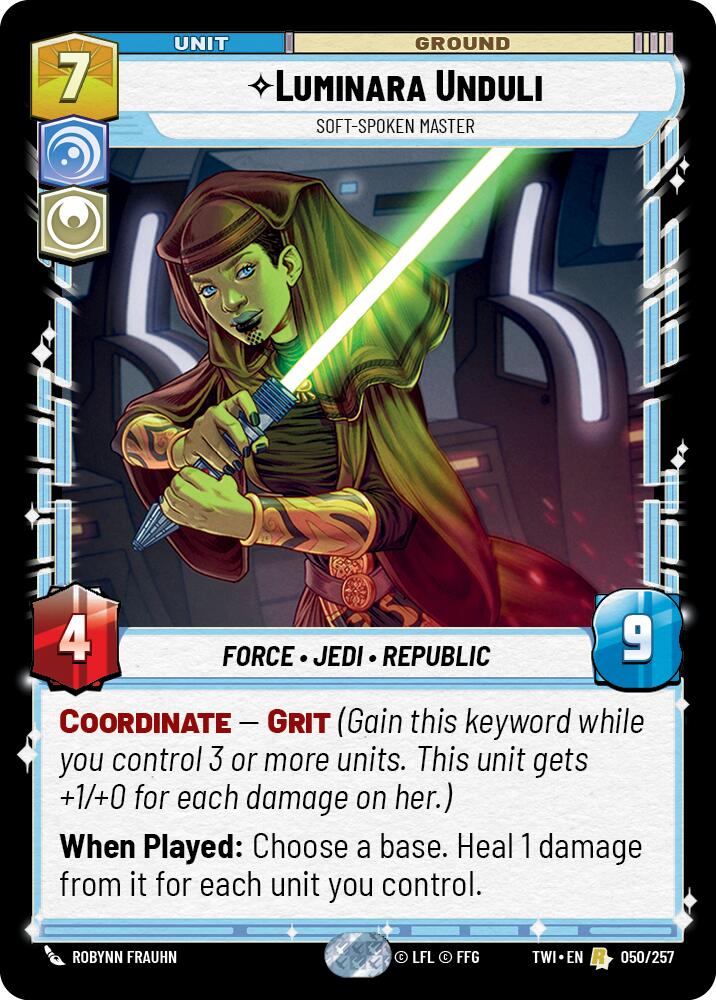 Luminara Unduli - Soft-Spoken Master (050/257) (050/257) [Twilight of the Republic] | Tabernacle Games