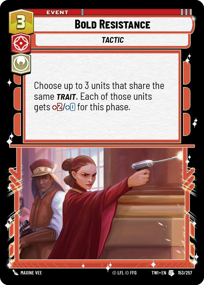 Bold Resistance (153/257) (153/257) [Twilight of the Republic] | Tabernacle Games