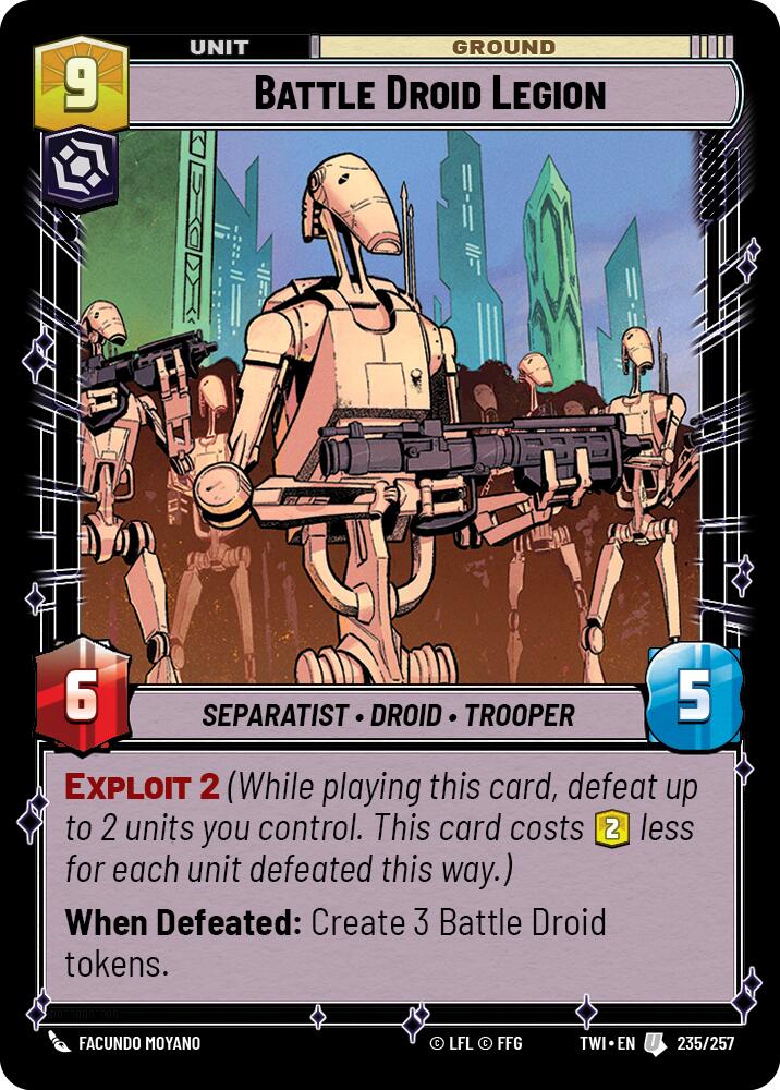 Battle Droid Legion (235/257) (235/257) [Twilight of the Republic] | Tabernacle Games