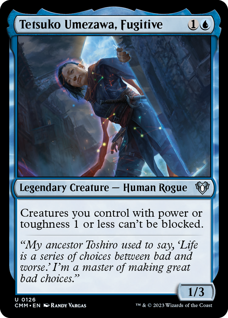 Tetsuko Umezawa, Fugitive [Commander Masters] | Tabernacle Games