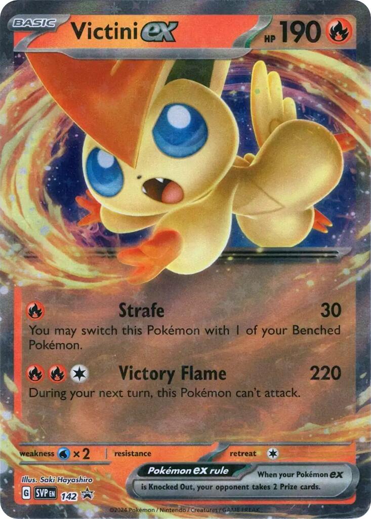 Victini ex (SVP142) [Scarlet & Violet: Black Star Promos] | Tabernacle Games