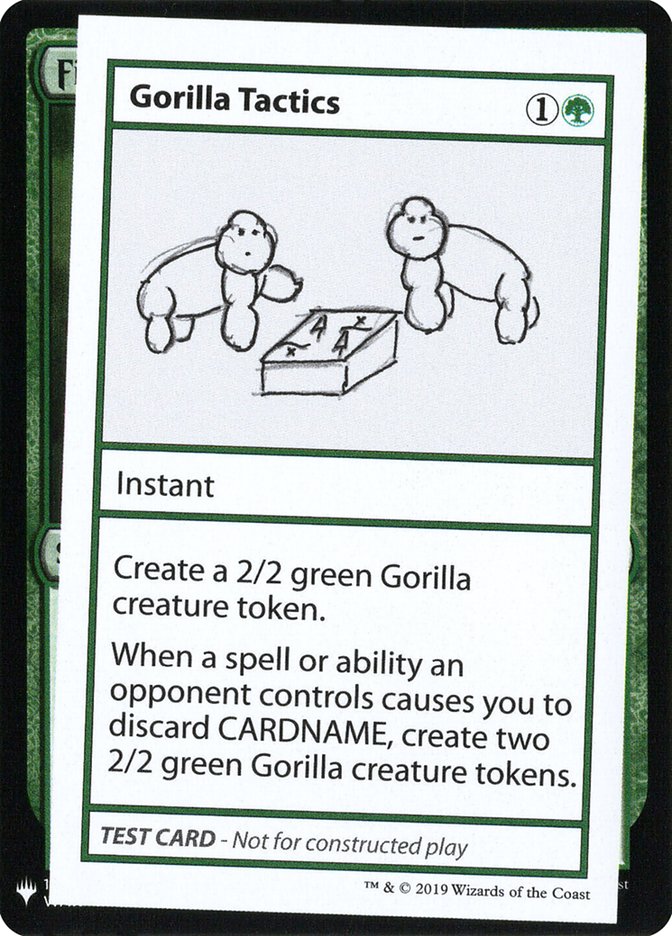 Gorilla Tactics [Mystery Booster Playtest Cards] | Tabernacle Games