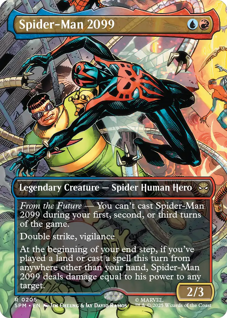 Spider-Man 2099 (0205) (Borderless) [Marvel's Spider-Man] | Tabernacle Games