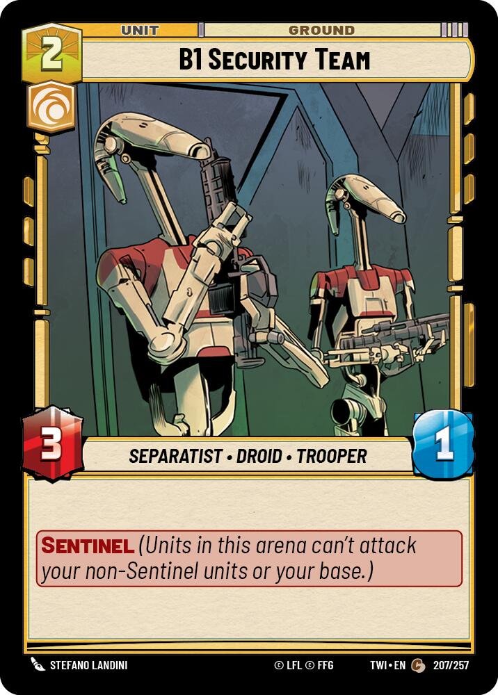B1 Security Team (207/257) (207/257) [Twilight of the Republic] | Tabernacle Games