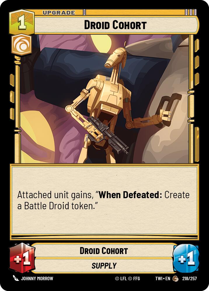 Droid Cohort (218/257) (218/257) [Twilight of the Republic] | Tabernacle Games